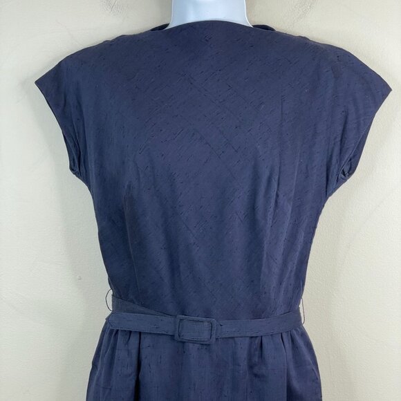 Vintage 60s Womens Secretary Pinup Wiggle Dress Size S M Iconic Tailored Madmen - Picture 4 of 16